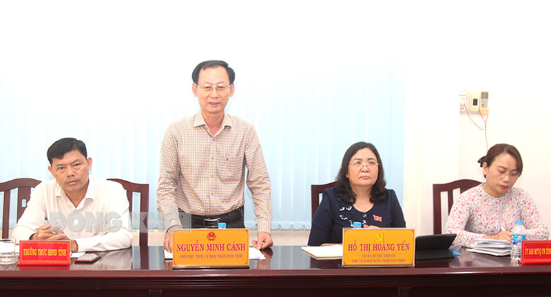 Quyền Bí thư Tỉnh ủy - Chủ tịch HĐND tỉnh Hồ Thị Hoàng Yến tiếp công dân định kỳ tháng 4-2024